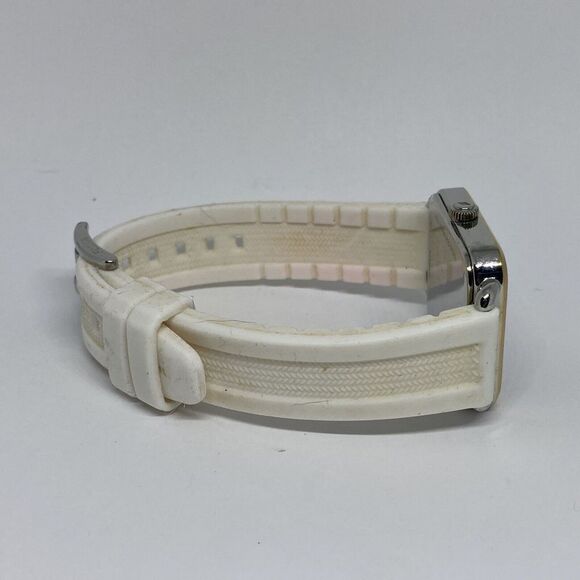 Fossil ES4251 Women's White Silicone Analog Blue Dial Quartz Wrist Watch EY381 - Picture 12 of 12